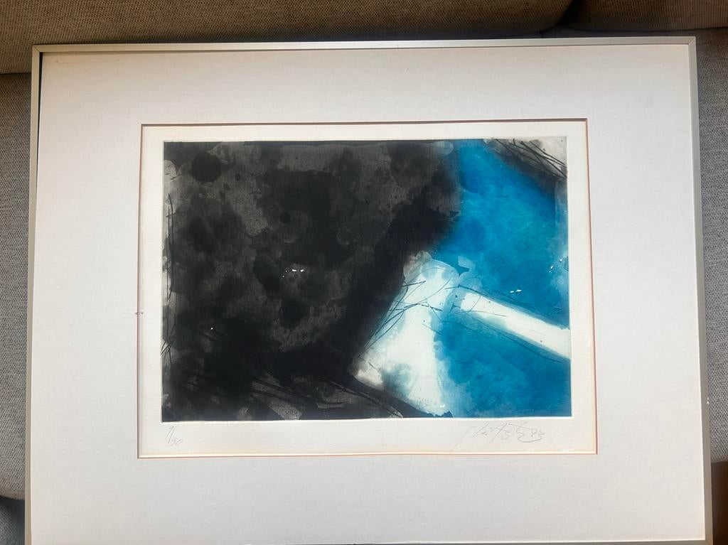 Ger Lataster ets, origineel uit serie van 30, Antiek en Kunst, Kunst | Etsen en Gravures, Ets, Genummerd, 1950 - 1999, Ophalen