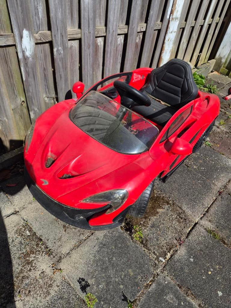 Rode elektrische kinderauto McLaren, Ophalen, Gebruikt