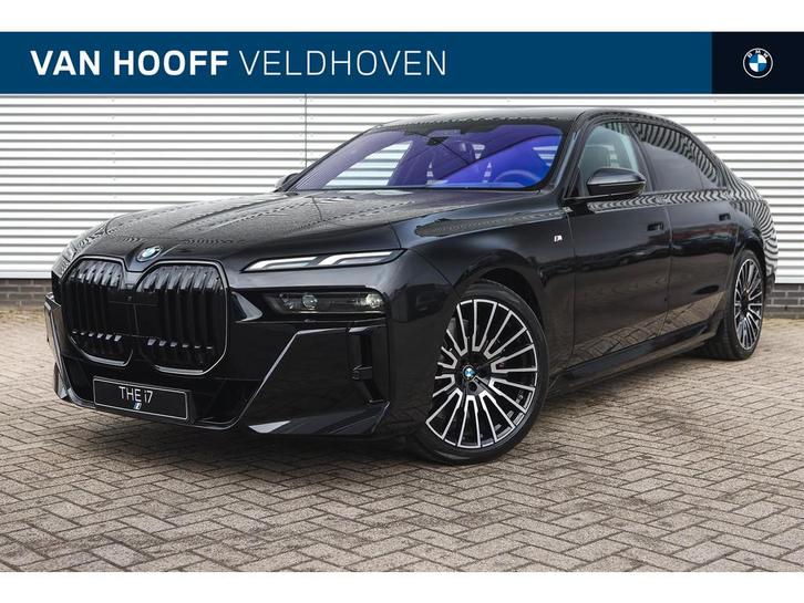 BMW i7 eDrive50 High Executive M Sport / Massagefunctie / Pa, Auto's, BMW, Bedrijf, Te koop, i7, Alarm, Lederen bekleding, Metallic lak
