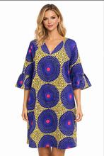 Bubu T-shirt met Afrikaanse print, Kleding | Dames, Maat 38/40 (M), Paars, Nieuw, Ophalen of Verzenden