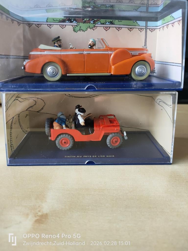 Kuifje, Hobby en Vrije tijd, Modelauto's | 1:43, Ophalen of Verzenden, Nieuw, Auto, Overige merken