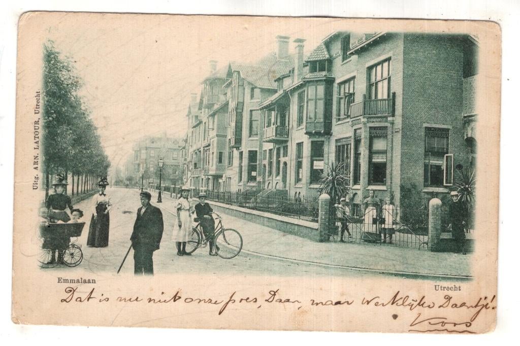 Utrecht 1899 ARN. Latour Emmalaan, Verzenden, Voor 1920, Ongelopen, Utrecht