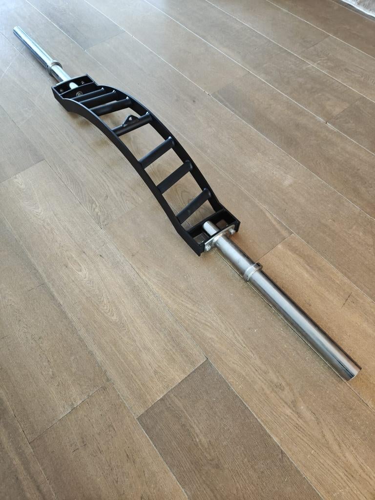 Cambered Swiss Bar (15 kg) – Zwart/Chroom, Ophalen, Nieuw, Benen, Halterstangen