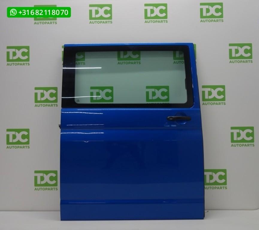 Volkswagen Transporter T5 ('03-'09) Schuifdeur rechts blauw, Auto-onderdelen, Carrosserie en Plaatwerk, Gebruikt, Rechts, Ophalen of Verzenden