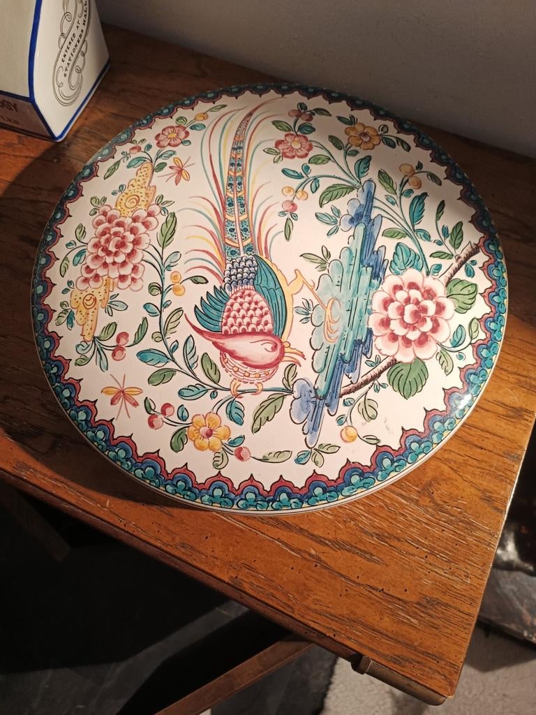 Handbeschilderd Portugees Hapjesschaaltje Agueda Outeiro, Ophalen of Verzenden