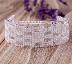 Mooie dames kristalen armband - 2 type, Met kristal, Overige materialen, Nieuw, Ophalen of Verzenden