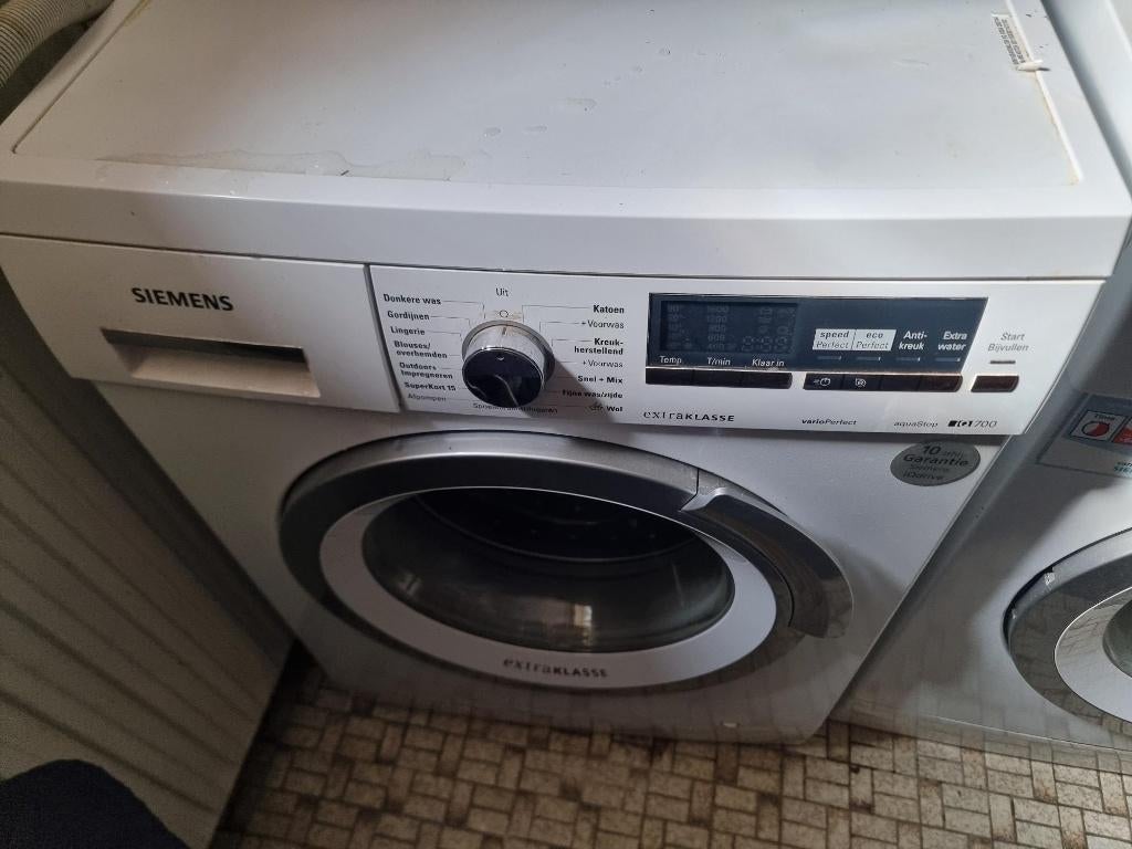 Losse deur Siemens iq700 wasmachine, Ophalen, 1200 tot 1600 toeren, Gebruikt, 8 tot 10 kg