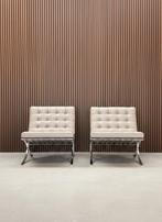 Knoll Barcelona chair - Volo Leather taupe, Ophalen of Verzenden