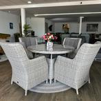 Mooie Tuinset 120cm tafel + 4 stoelen — Goede staat!