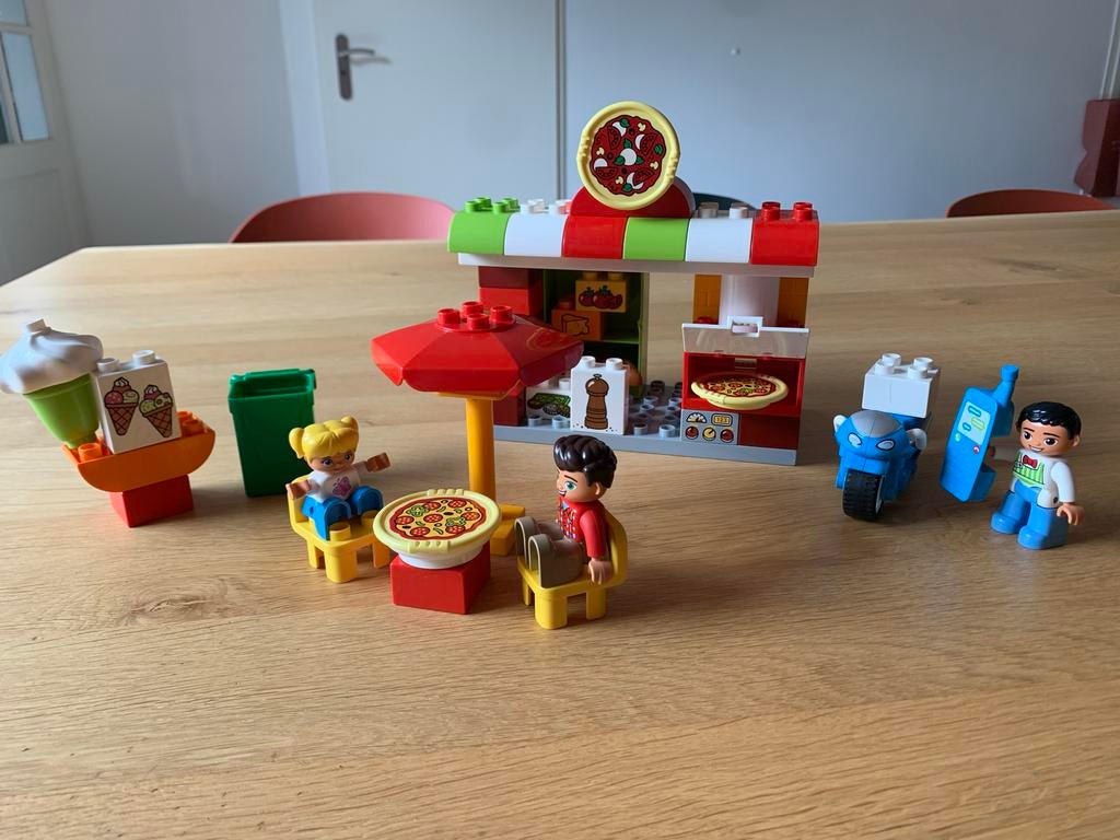 LEGO Duplo Pizzeria (compleet), Kinderen en Baby's, Speelgoed | Duplo en Lego, Ophalen, Zo goed als nieuw, Compleet, Duplo