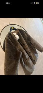 bont jas h&m, Ophalen of Verzenden, Zo goed als nieuw, Maat 46/48 (XL) of groter, Zwart