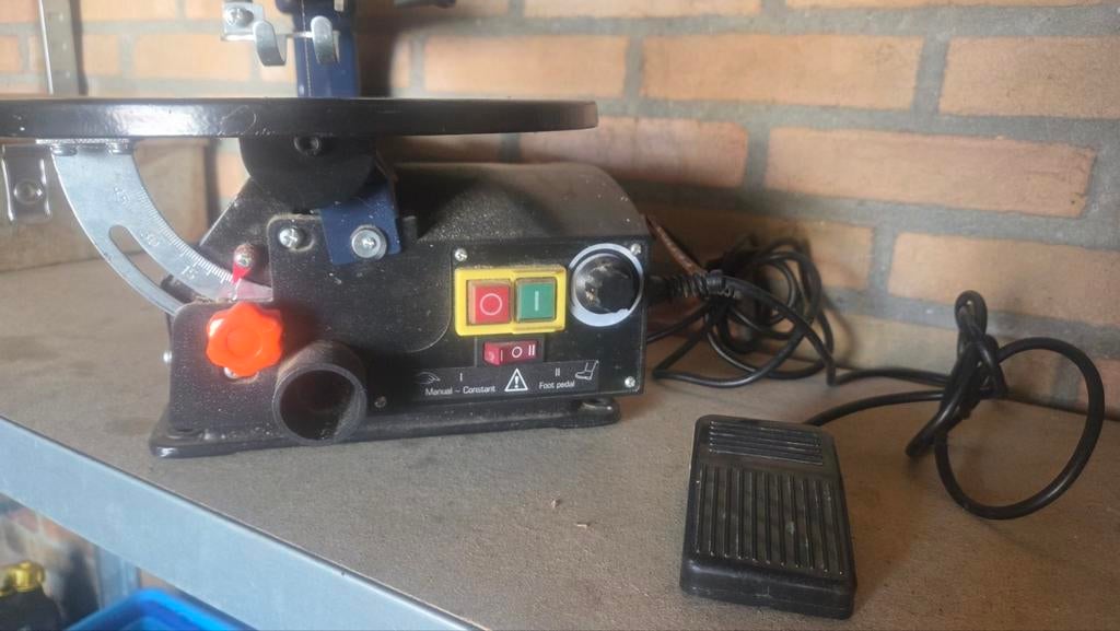 Ferm Figuurzaag/Lintzaag SSM1007, Gebruikt, 70 mm of meer, Ophalen of Verzenden, Ferm