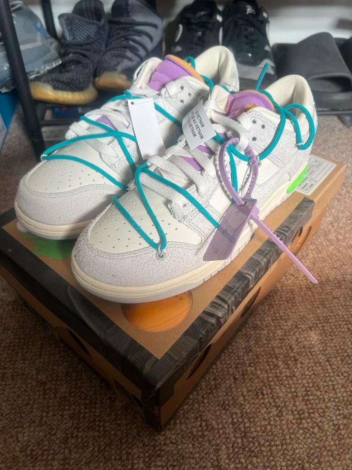 Nike x Off White Dunk Low Lot 36, Kleding | Heren, Schoenen, Nieuw, Sneakers of Gympen, Wit, Ophalen of Verzenden