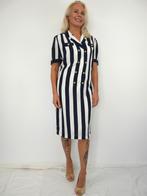 *Abfab Vintage Gestreepte Jurk 44*, Kleding | Dames, Blauw, Maat 42/44 (L), Ophalen of Verzenden, Zo goed als nieuw
