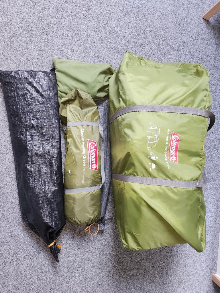 Coleman da Gama 6 persoons tent met luifel, Ophalen, Gebruikt, Tot en met 6