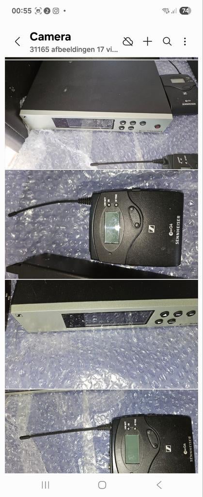 Sennheiser microfoon, Muziek en Instrumenten, Microfoons, Ophalen, Zo goed als nieuw, Zangmicrofoon, Draadloos