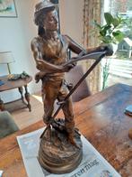 Bronzen beeld 'Le Faucheur' gesigneerd Mathurin Moreau, Antiek en Kunst, Ophalen