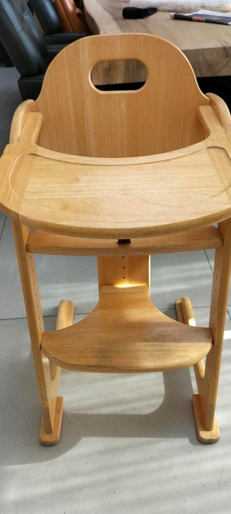 Blank houten baby/ kinderstoel in goede staat, Kinderen en Baby's, Kinderstoelen, Ophalen, Gebruikt, Overige typen