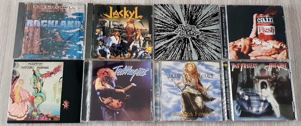 8 Hardrock Cd's, Ophalen of Verzenden, Zo goed als nieuw
