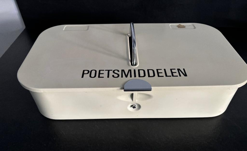 Poetsmiddelen doos Brabantia, Verzamelen, Retro, Ophalen, Huis en Inrichting