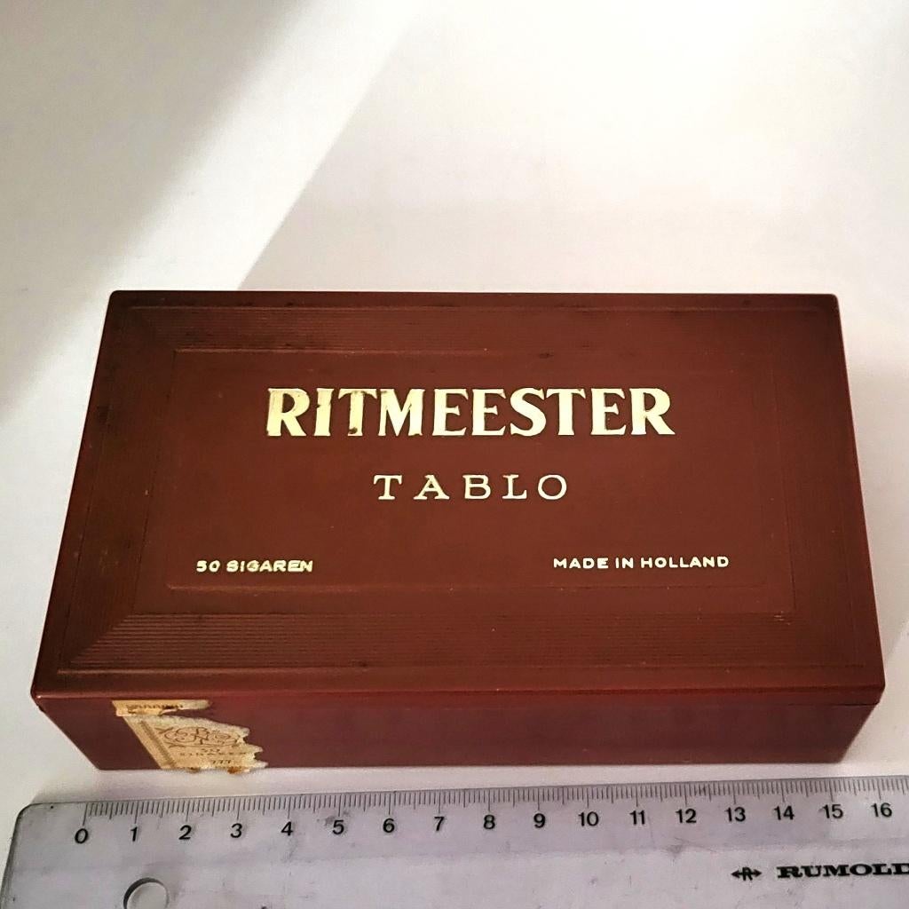 RITMEESTER tablo 50 sigaren doos Verzamelen Rookartikelen, Ophalen of Verzenden, Tabaksdoos of Verpakking