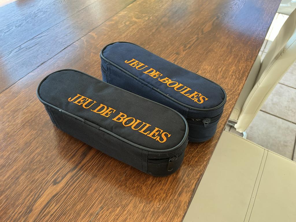 2x Jeu de Boules sets in handige draagtas, Sport en Fitness, Ophalen of Verzenden, Gebruikt