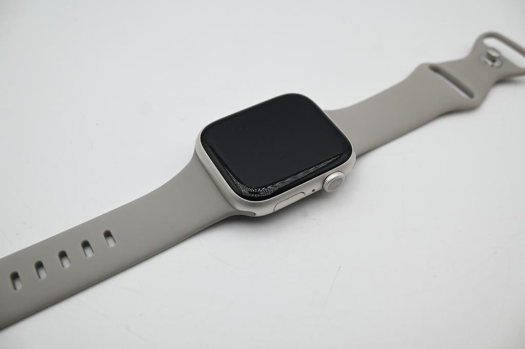 Apple Watch 8 45MM GPS Batterij 89% C-Grade, Gebruikt, Zwart, -, Ophalen of Verzenden