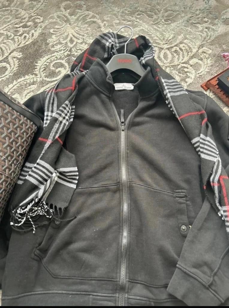 Stone Island Fleece Vest Zwart, Verzenden, Zwart, Overige maten, Gedragen