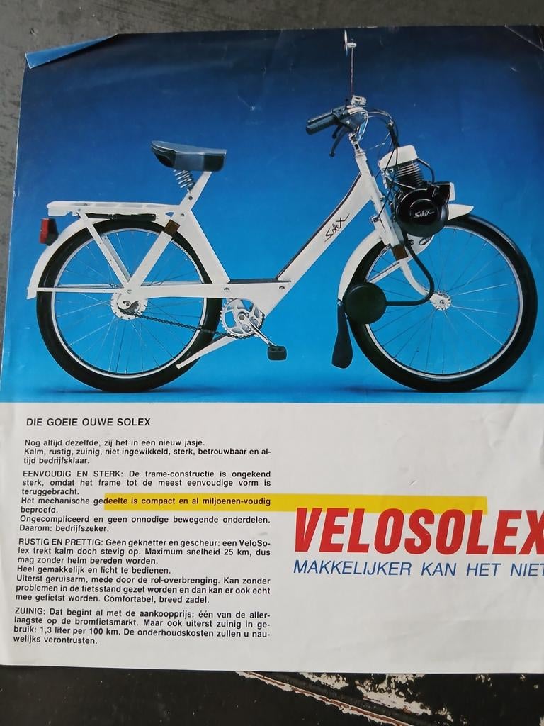 Velosolex, Ophalen