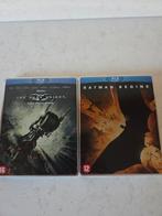2x Blu-ray Steelcase - Batman begins + The Dark Knight, Ophalen of Verzenden, Zo goed als nieuw, Actie