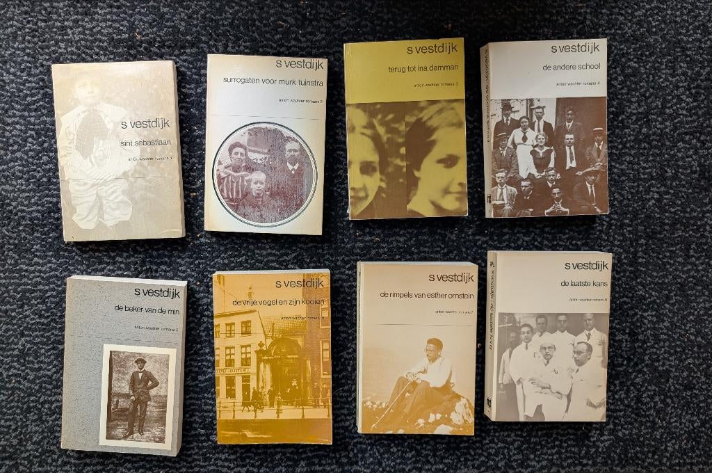 Simon Vestdijk - 8 romans Anton Wachter, Ophalen, Gelezen, Simon Vestdijk, Nederland