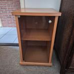 Stijlvolle HiFi Kast met Glazen Deur en Kabeldoorgang, Huis en Inrichting, Kasten | Televisiemeubels, Ophalen