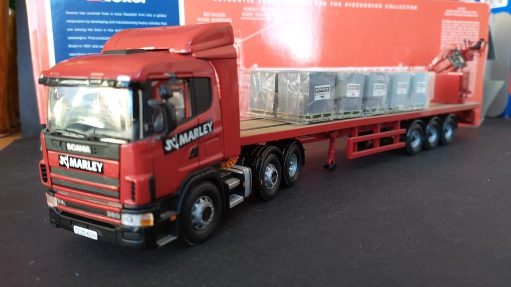 Scania 114 L Crane trailer kraan Marley 1:50 Corgi Pol, Corgi, Corgi, Corgi@corgi.co.uk, Nieuw