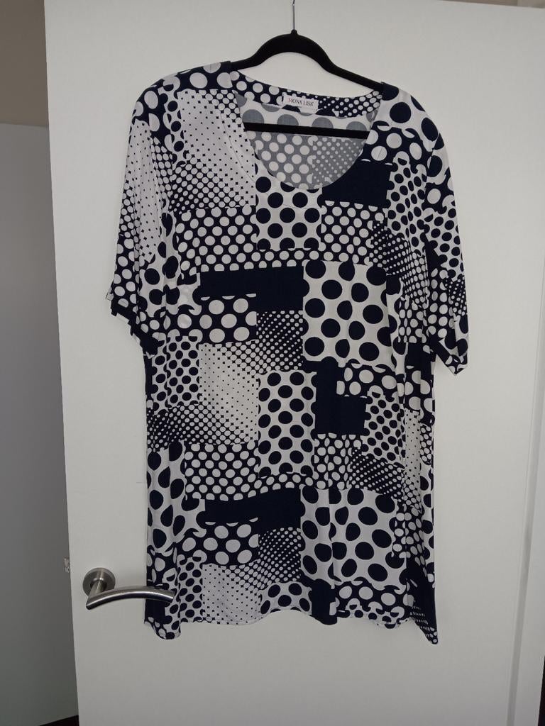 Te Koop: NIEUWE Tuniek van MONA LISA,  mt 48. (J-100), Kleding | Dames, Grote Maten, Blauw, Blouse of Tuniek, Mona Lisa, Nieuw