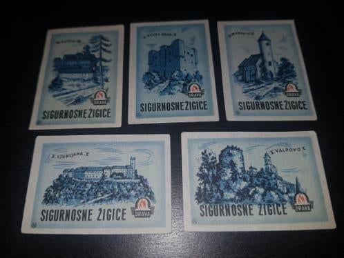 Lucifersdoos plaatjes Kroatië 11 x Drava, Ophalen of Verzenden, Nieuw, Luciferdoosjes of -merken