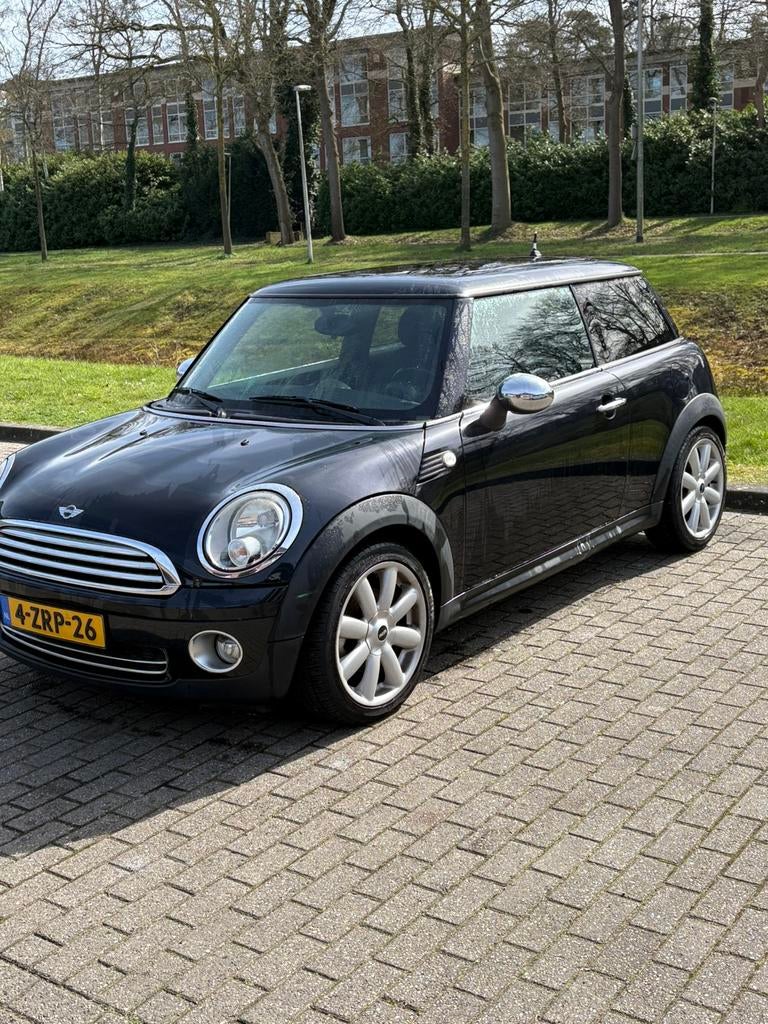 Mini 1.6 Cooper 2007 Zwart, Auto's, Mini, Particulier, Cooper, ABS, Adaptieve lichten, Airbags, Airconditioning, Centrale vergrendeling