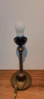 Vintage koperen tafellamp in eclectische of Art Deco stijl, Art Deco en eclectisch, Ophalen of Verzenden, Zo goed als nieuw, Metaal