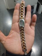 Elegant Prisma dameshorloge - Tweekleurig design, Antiek en Kunst, Ophalen of Verzenden