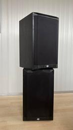 BNS Bronx 1 Speakers - Made in Holland, Gebruikt, 60 tot 120 watt, Front, Rear of Stereo speakers, Ophalen