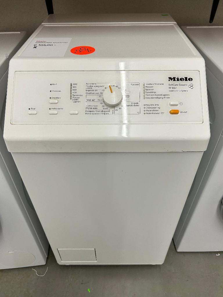 Miele Softcare W667 wasmachine bovenlader A+++ # 9817, Witgoed en Apparatuur, Wasmachines, Ophalen, Gebruikt, N, Energieklasse A of zuiniger
