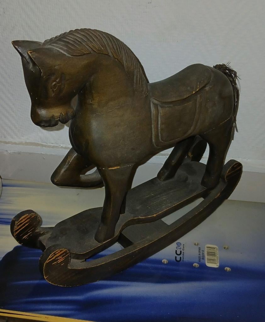 2 decoratieve hobbelpaardjes, Antiek en Kunst, Ophalen of Verzenden