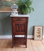 Lucky Vintage Frans antiek kastje met marmeren blad, Ophalen