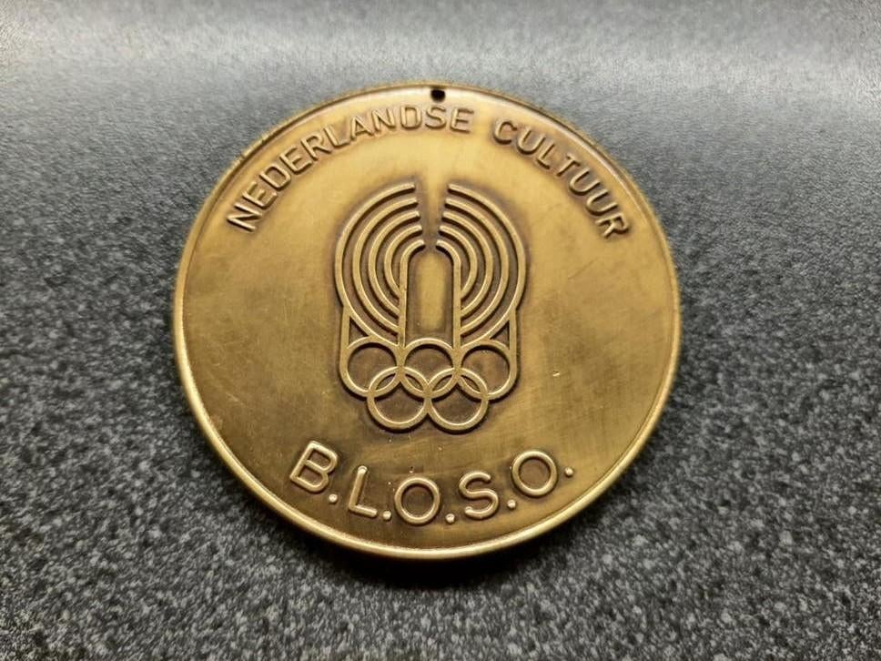 Penning  - B.L.O.S.O. - Nederlandse  Cultuur 67mm. 118 gram, Postzegels en Munten, Penningen en Medailles, Ophalen of Verzenden