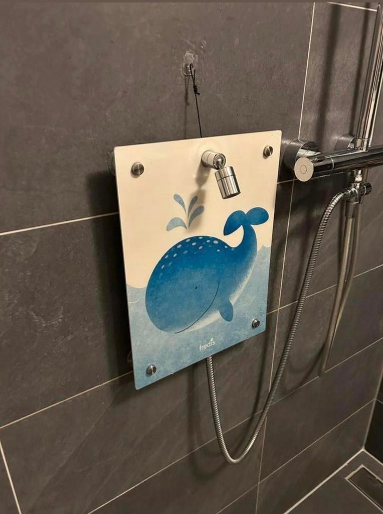 Kinderdouche Walvis, Kinderen en Baby's, Ophalen, Zo goed als nieuw