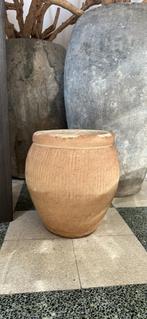 Kleine kruik/vaas, Tuin en Terras, Bloempotten, Ophalen, Rond, Zo goed als nieuw, Aardewerk
