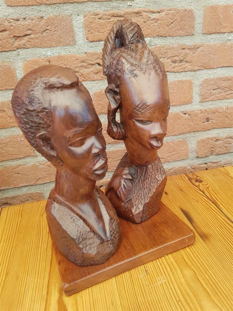 Afrikaanse beelden, Antiek en Kunst, Kunst | Niet-Westerse kunst, Verzenden