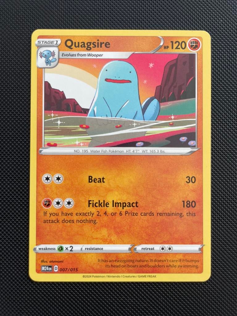 Quagsire 007/015 McDonald’s 2024, Verzenden, Zo goed als nieuw