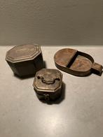 Koperen artikelen, theebusje, centenbakje, doosje, Ophalen of Verzenden, Koper