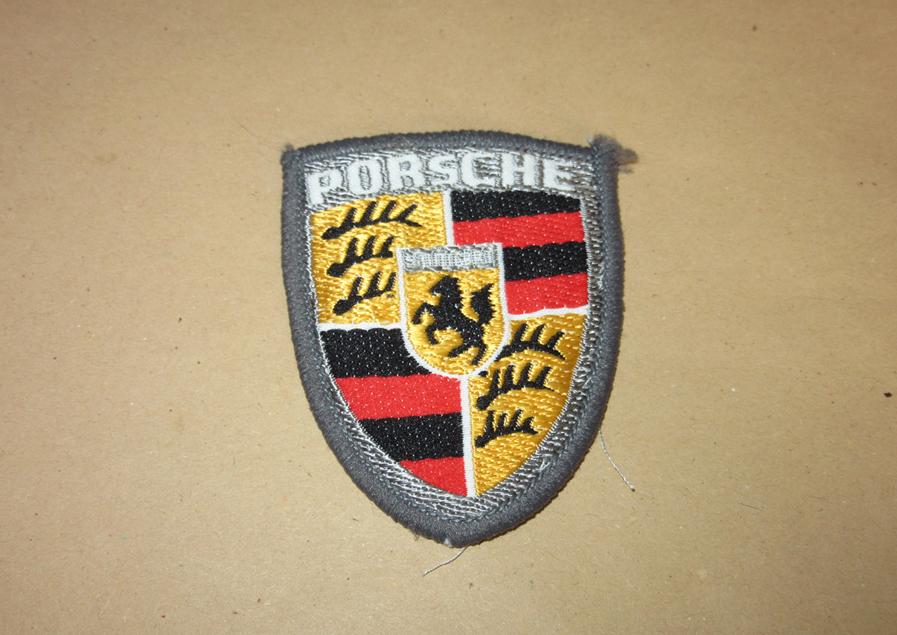 Porsche embleem, Verzenden, Zo goed als nieuw, Auto's