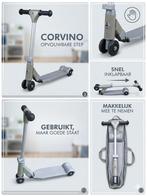 Corvino opvouwbare step, Ophalen, Zo goed als nieuw, Gewone step